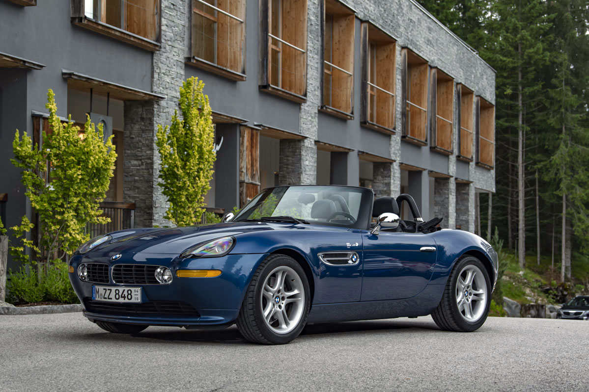tres cuartos delantero del BMW Z8