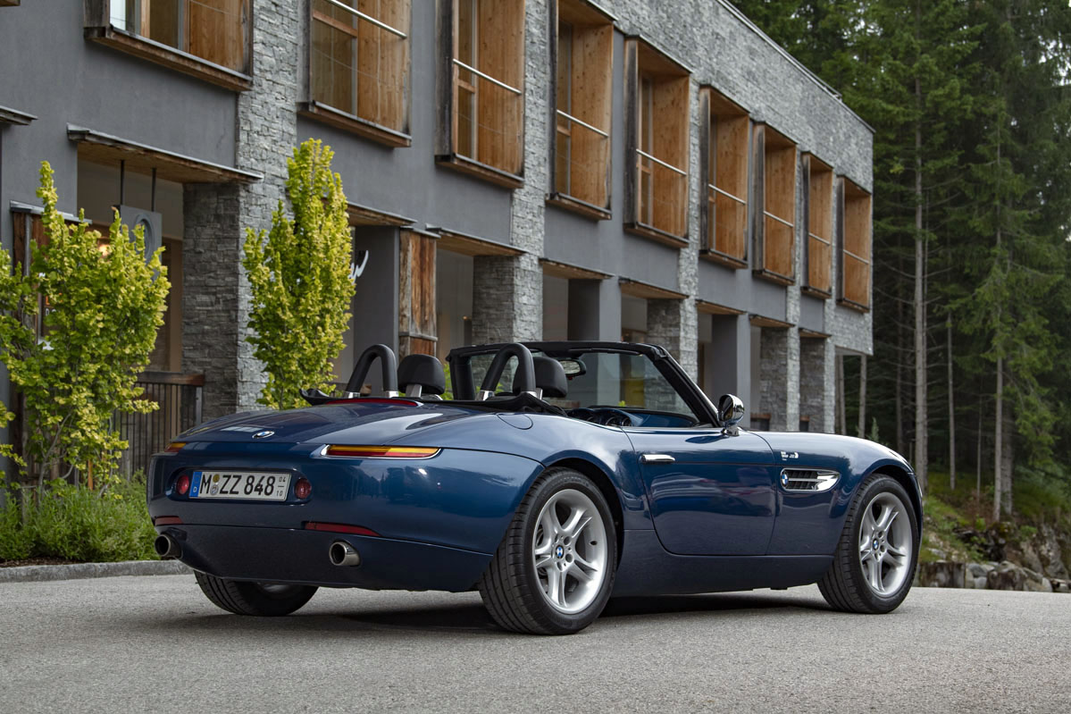tres cuartos trasero del BMW Z8