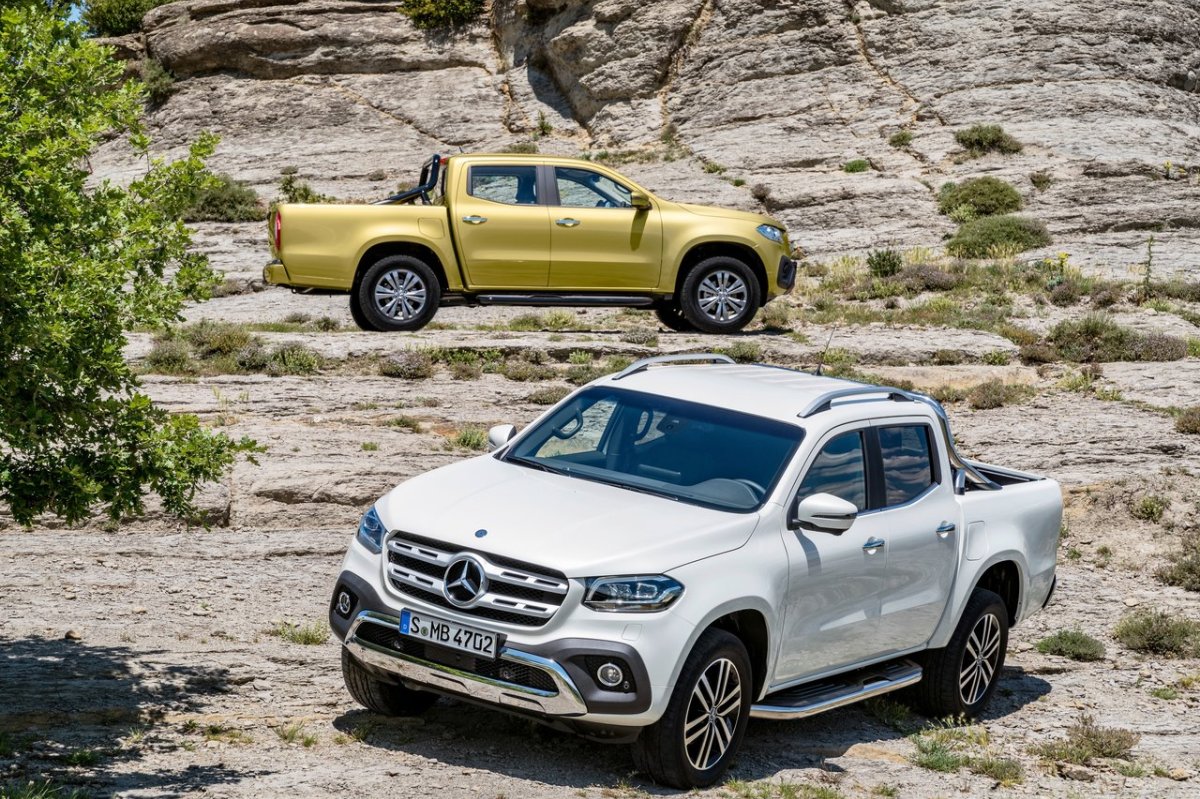 historia 125 Mercedes Clase X achatarrarse