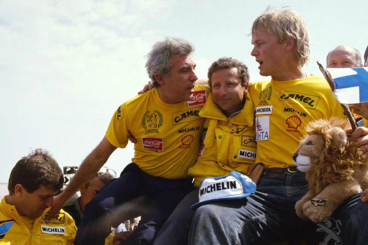 Ari Vatanen en el Dakar de 1987