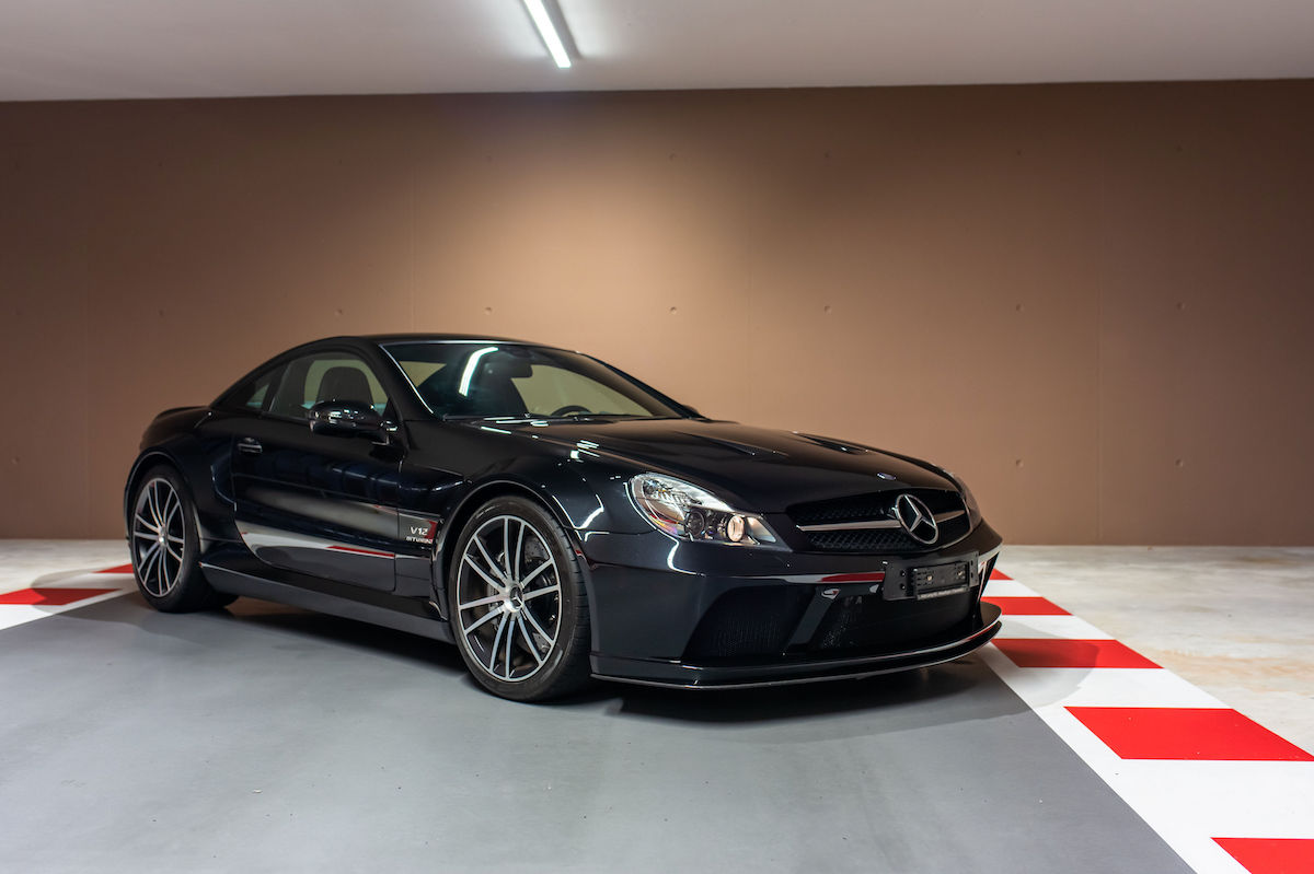 Mercedes-Benz SL 65 AMG Black Series Sebastian Vettel venta 3/4 frontal