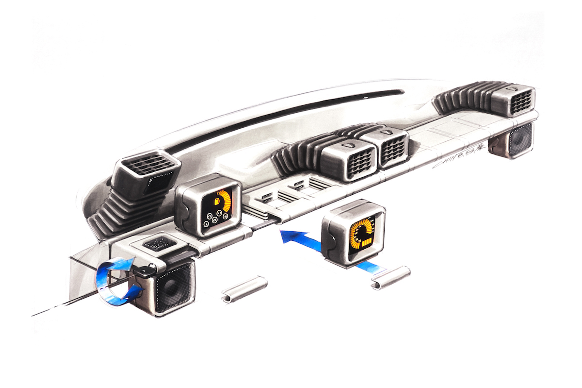 Opel Junior funcionamiento salpicadero