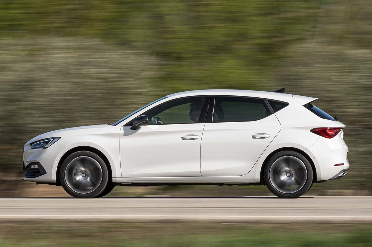 barrido durante la prueba Seat León TGI 