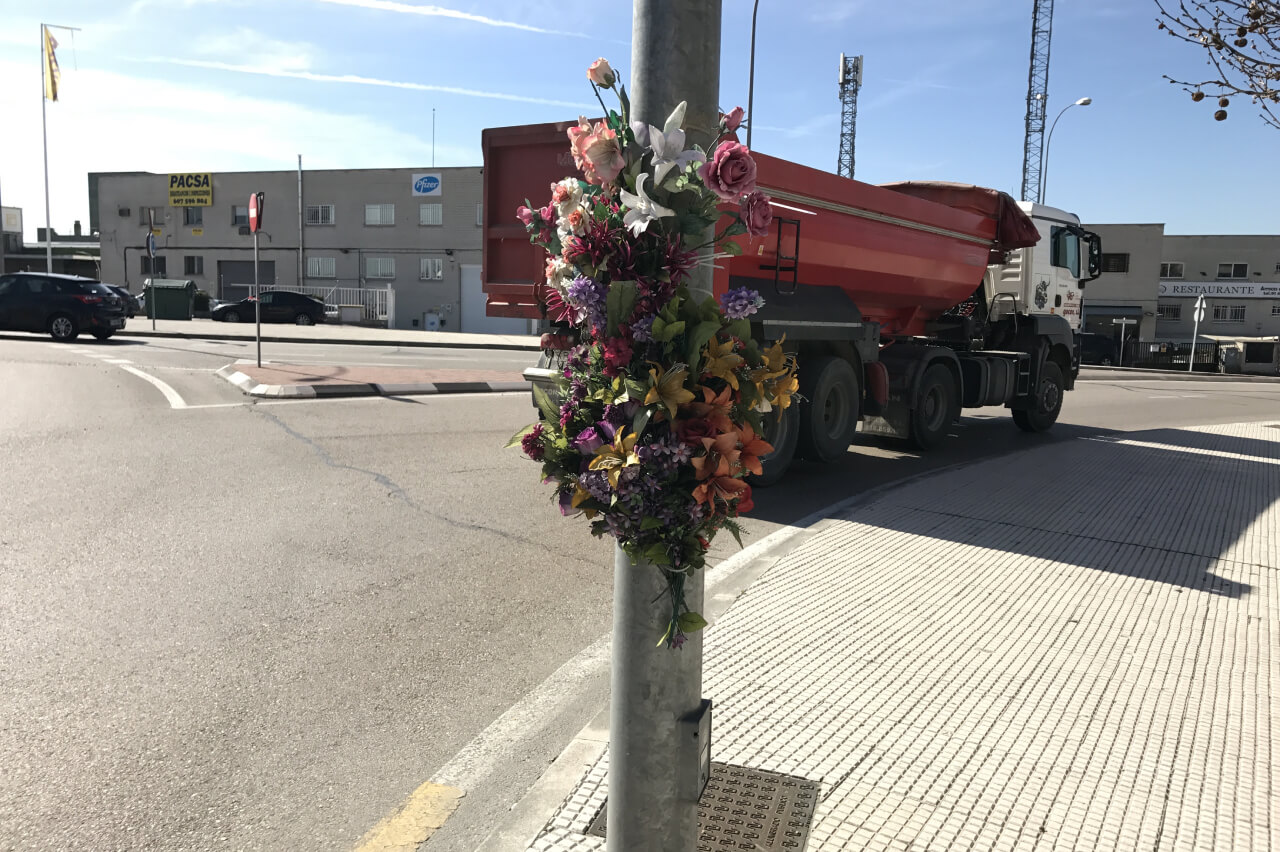 Memoriales en carretera