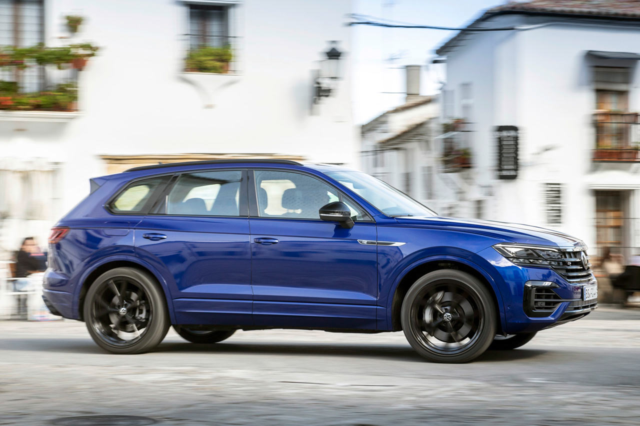 barrido durante la prueba del nuevo Volkswagen Touareg 