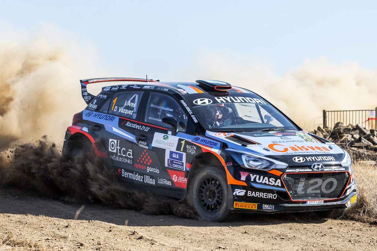 Iván Ares en el Rallye de Pozoblanco 2021