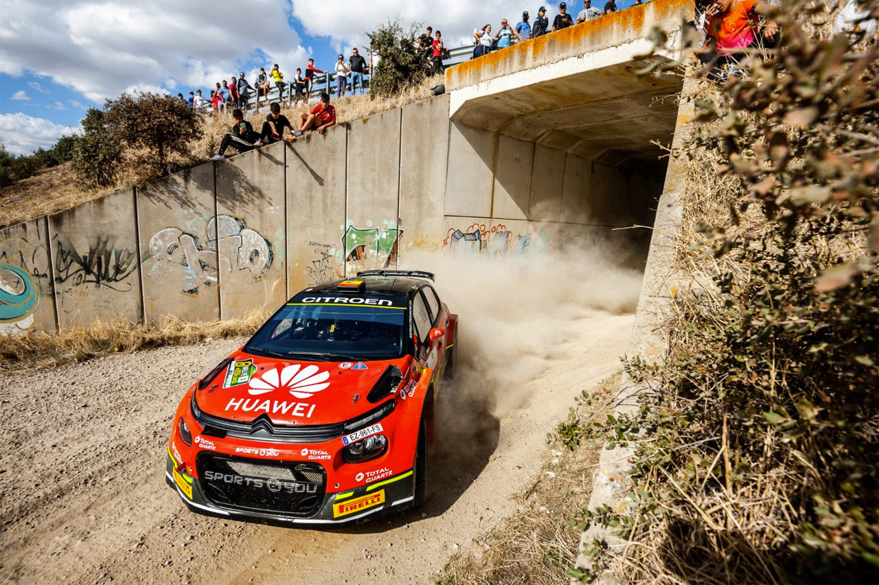 Jan Solans en el Rallye de Pozoblanco 2021