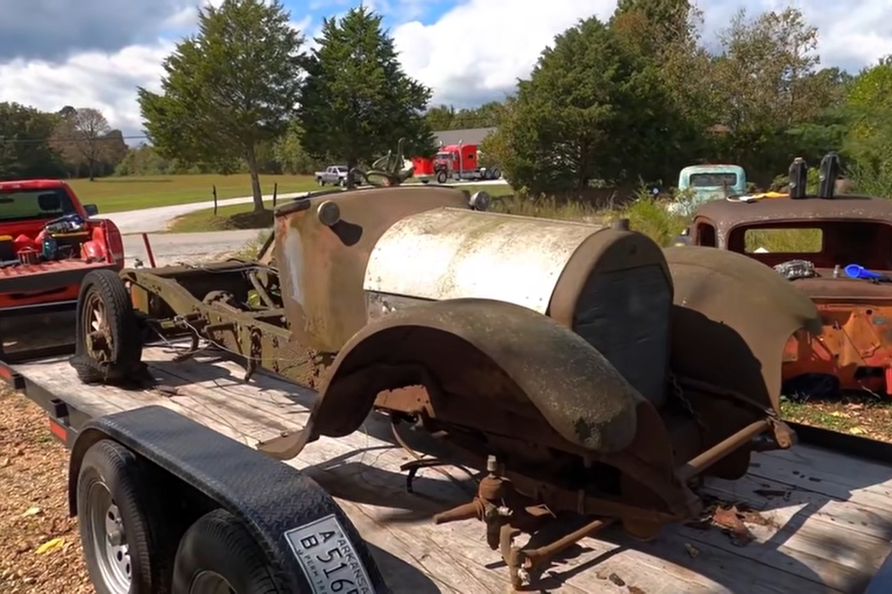 arrancar un Cadillac V8 de 1917 