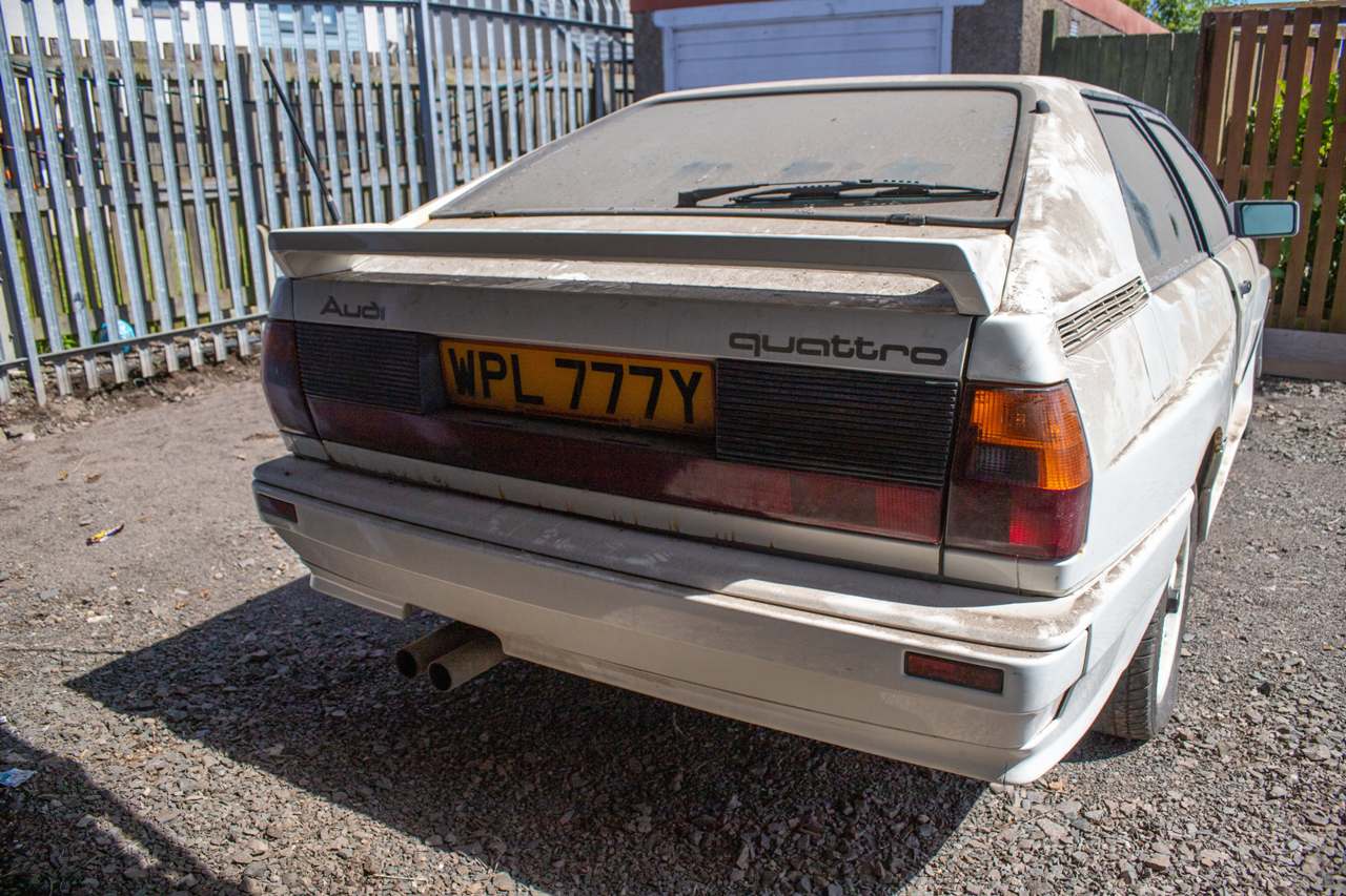 Audi Quattro Turbo 1982 abandonado